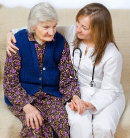 Nurse and Elderly Patient